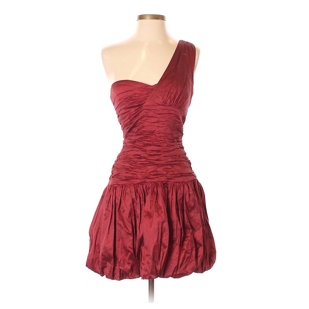 BCBGMAXAZRIA one shoulder dress NWT